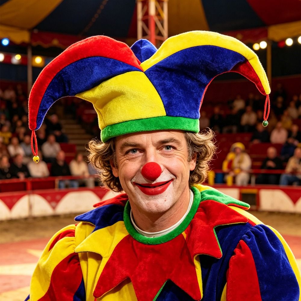 Cosplay Prop Pattern - Cap Prop Multicolor Clown Hat Funny