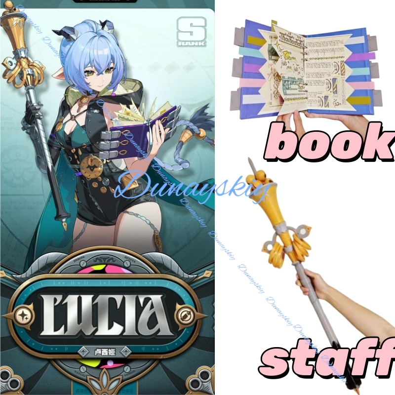 Cosplay Prop Book - Game Zenless Zone Zero Lucia Cosplay