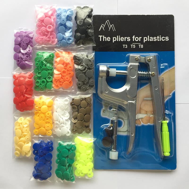 Snap Fastener Set - U Shape Fastener Snap Pliers KAM