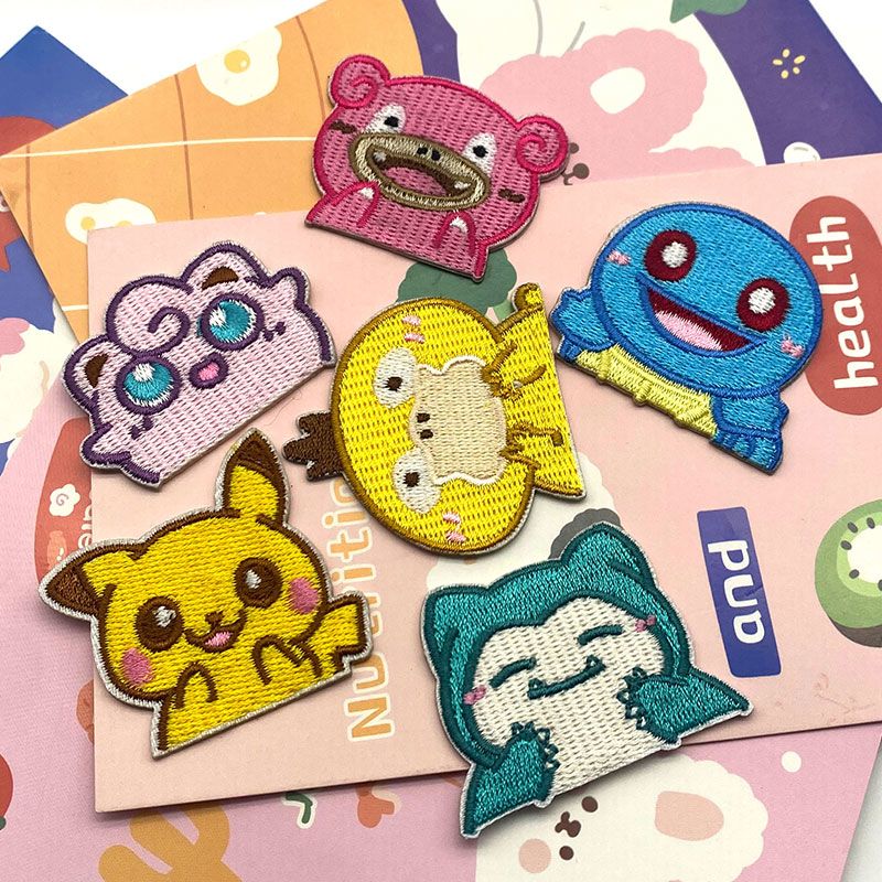Cosplay Prop Pattern - Pokémon Self-stick Embroidered Patch Set Anime