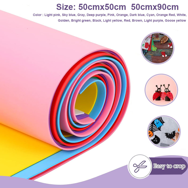 Craft Foam Roll - 1pcs Colorful Eva Foam Sheets Cosplay