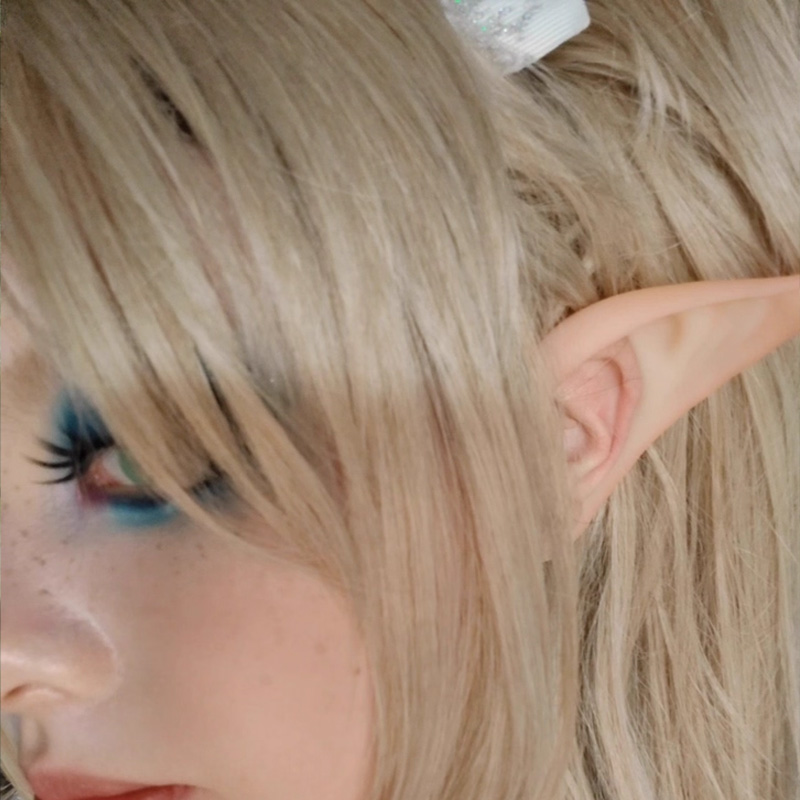 Coskawaii Elf Ears Realistic P - Frieren Cosplay Prop ulasan dan harga