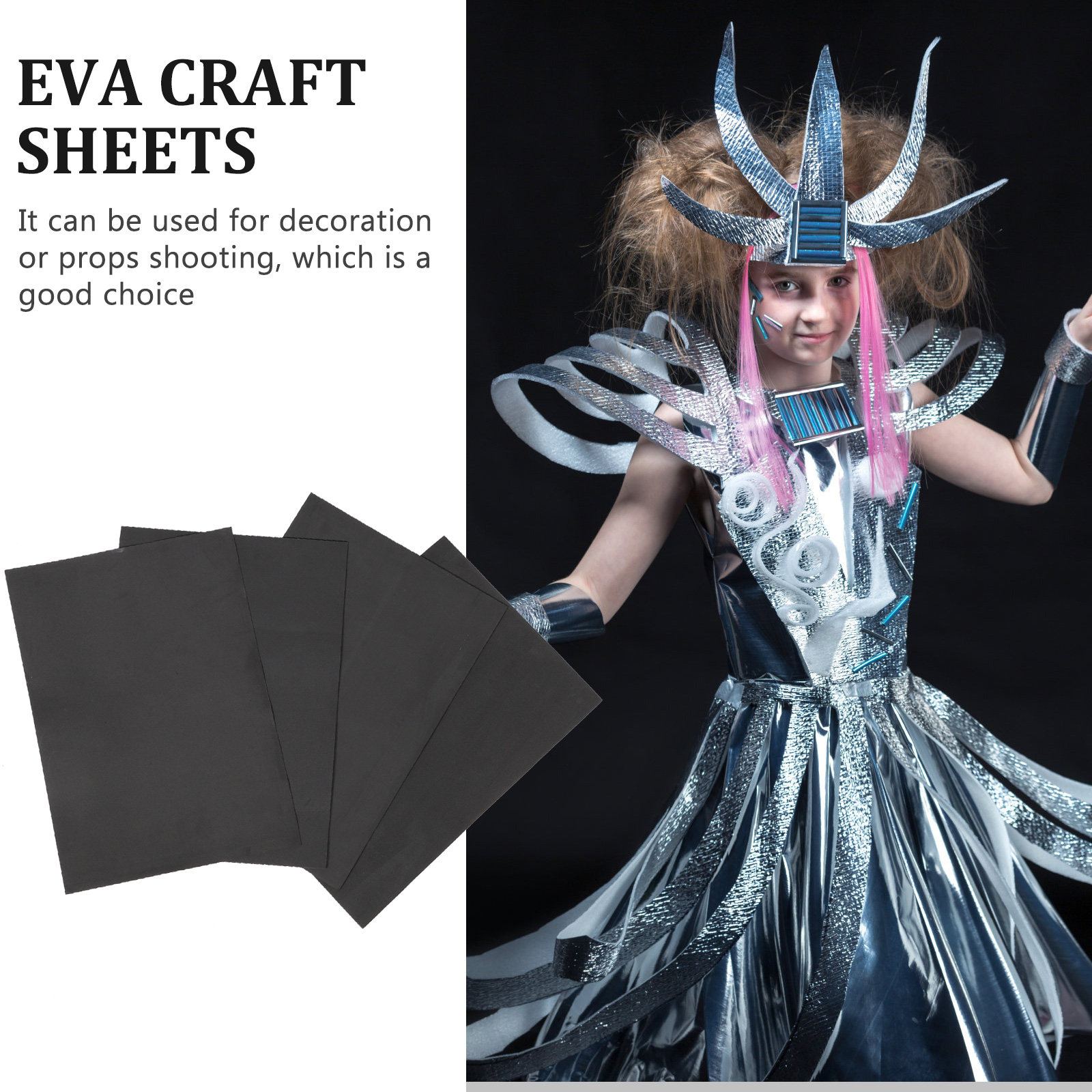 4Pcs Eva Board Foam Sheets DIY - Cosplay Props Eva Foam ulasan dan harga