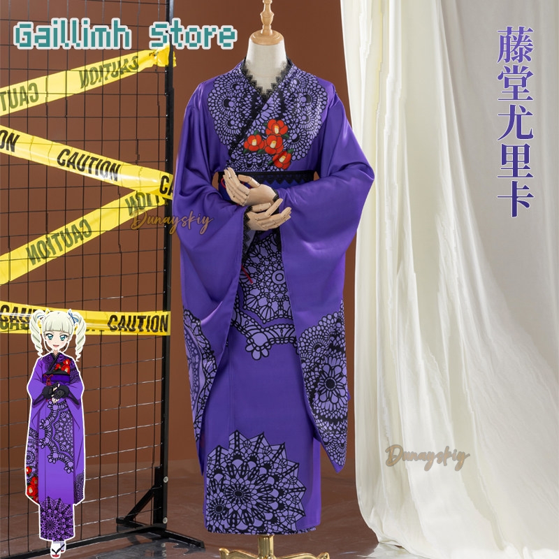Aikatsu! Yurika Toudou Yukata  - Cosplay Prop Pattern ulasan dan harga