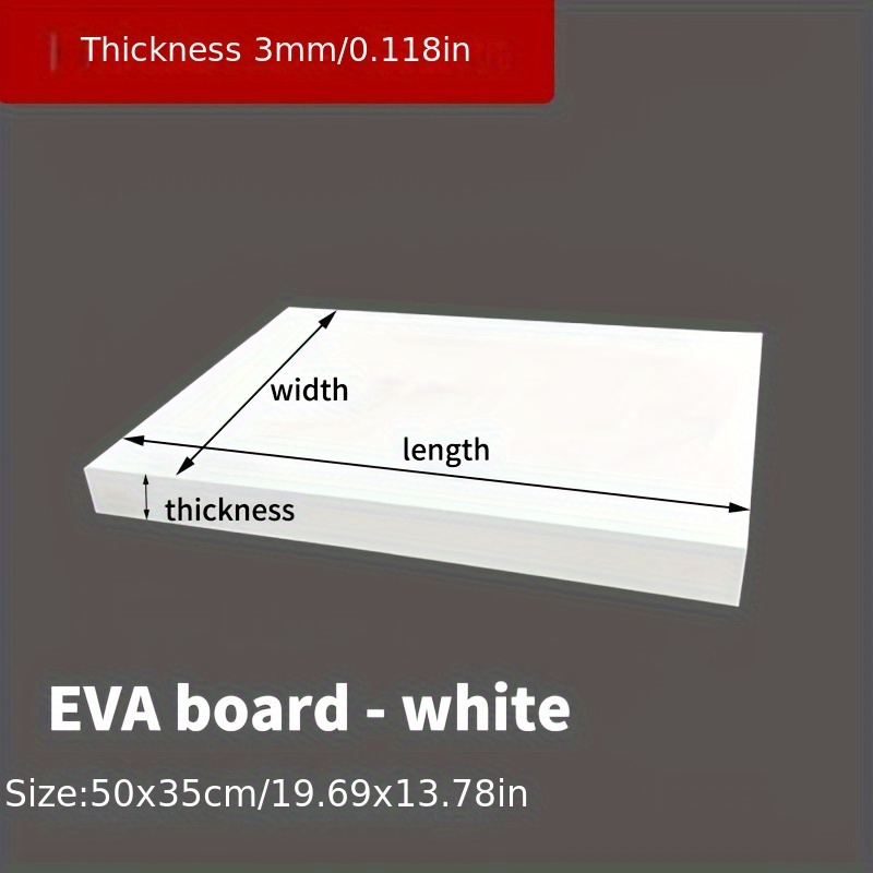 EVA Foam Board 14x39 Inch, 3mm - Cosplay Props Eva Foam ulasan dan harga