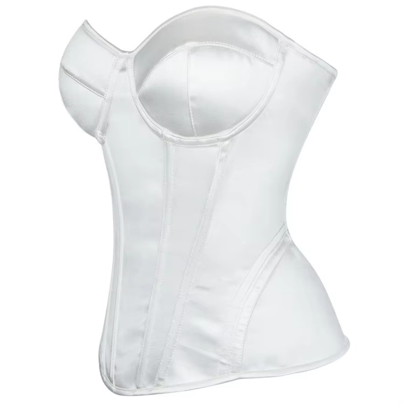White Corset for Women Overbus - Boning Corset Steel ulasan dan harga