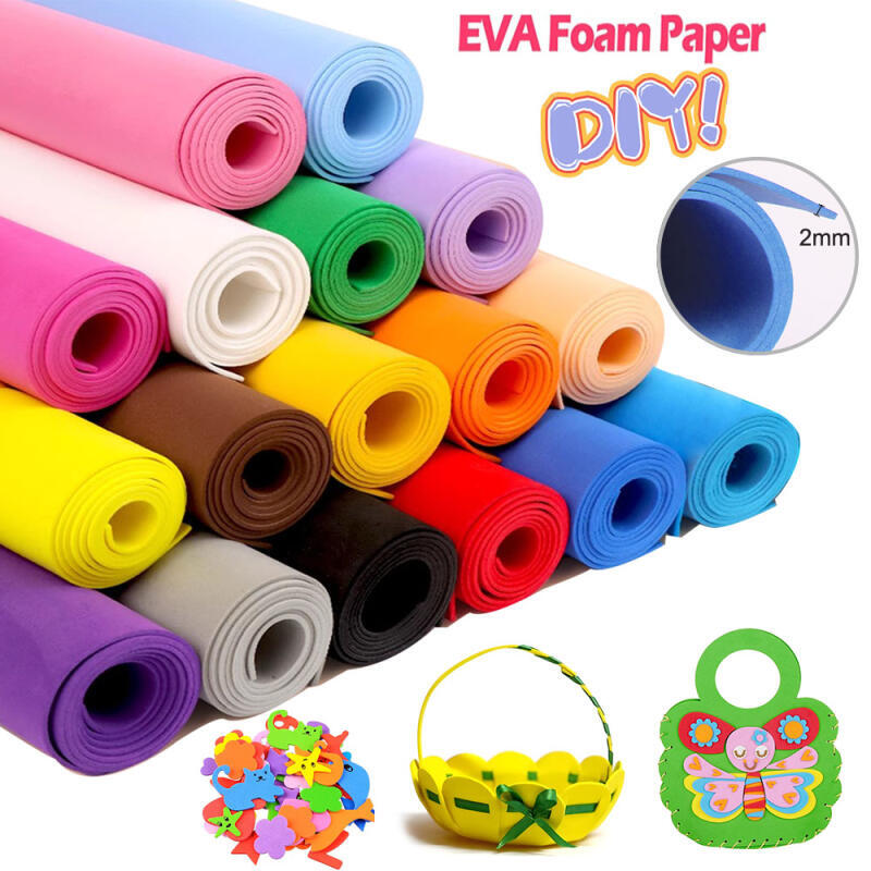 Colorful EVA Foam Sheets 2mm T - Cosplay Props Eva Foam ulasan dan harga