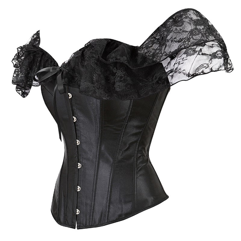 Women Steampunk Corset Top Got - Boning Corset Steel ulasan dan harga