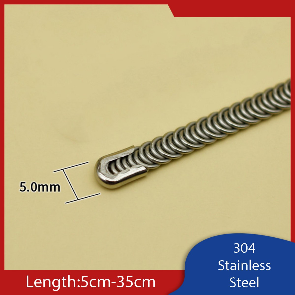 5mm Spiral Steel Corset Boning - Boning Corset Steel ulasan dan harga
