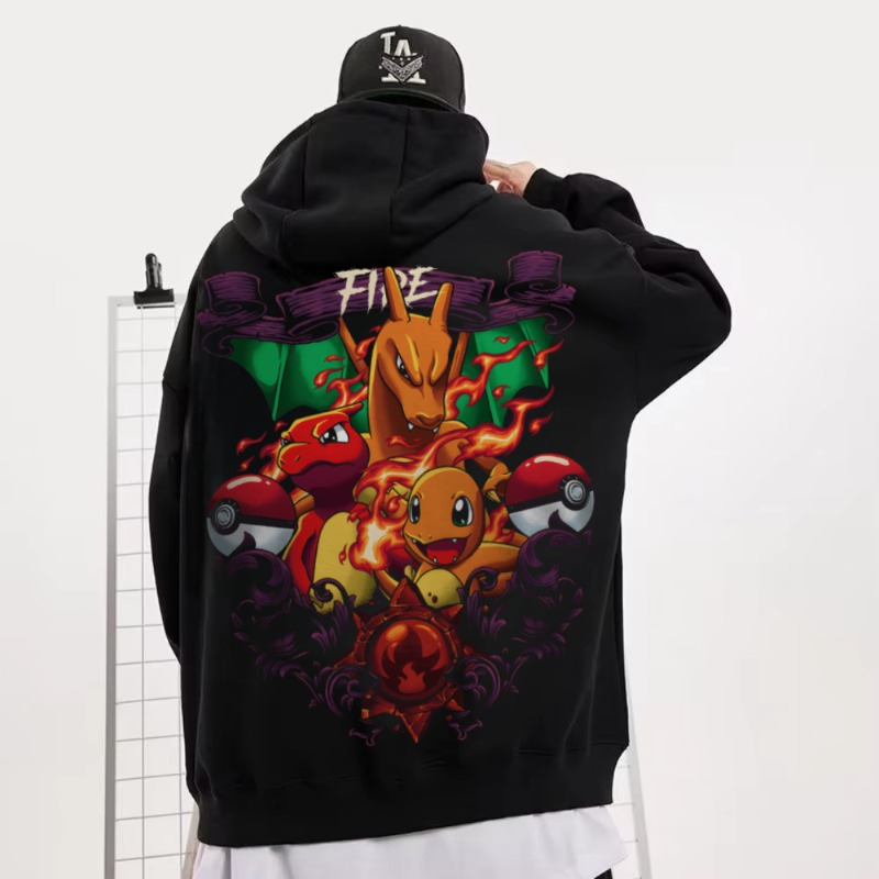 Black Oversized 4xl Pok É Mon  - Cosplay Flame Prop ulasan dan harga
