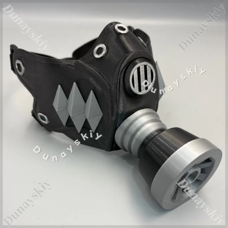 Guita Cyberpunk Gas Mask Green - Cosplay Prop 3D Print ulasan dan harga