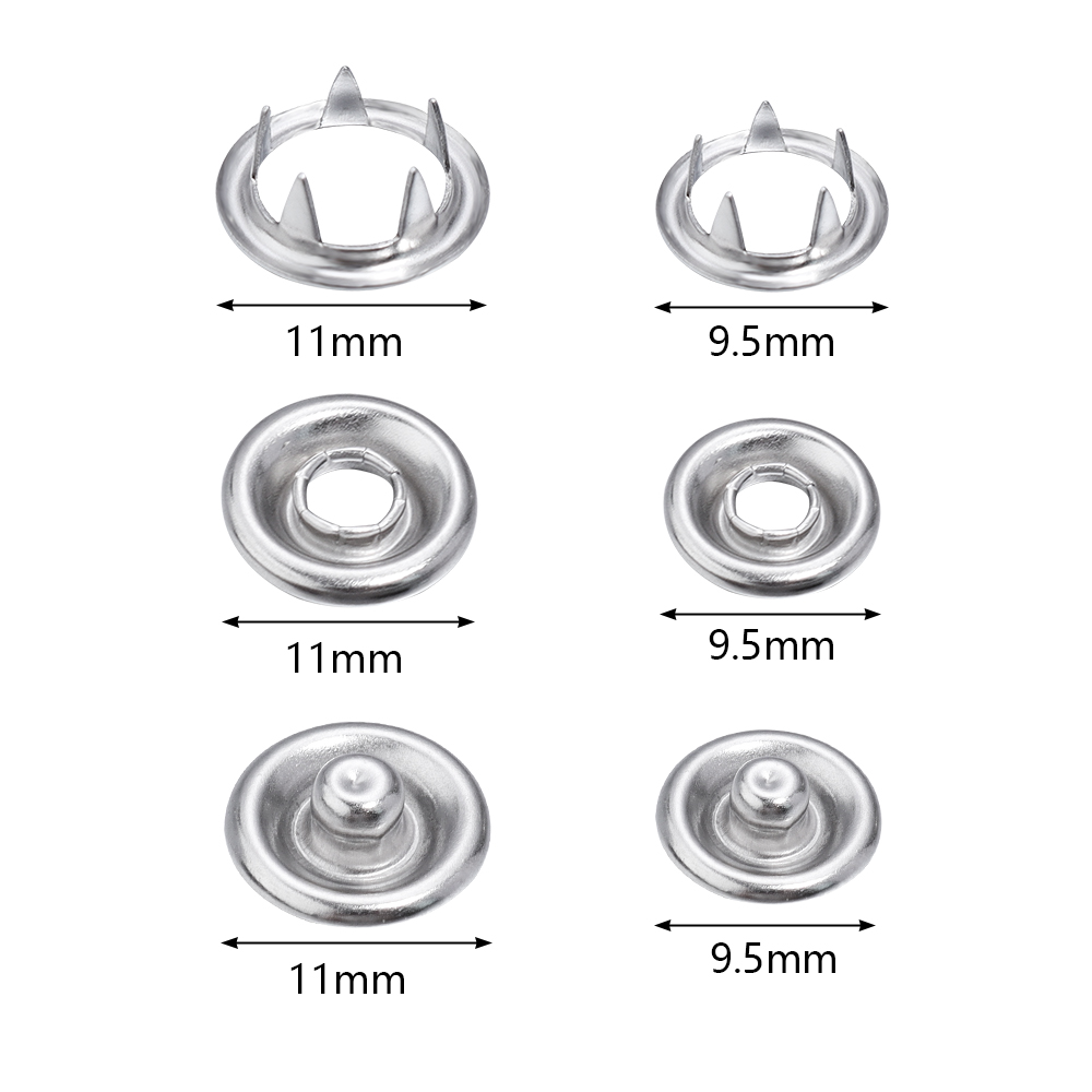 SAUVOO 50sets Iron Snap Button - Snap Fastener Set ulasan dan harga