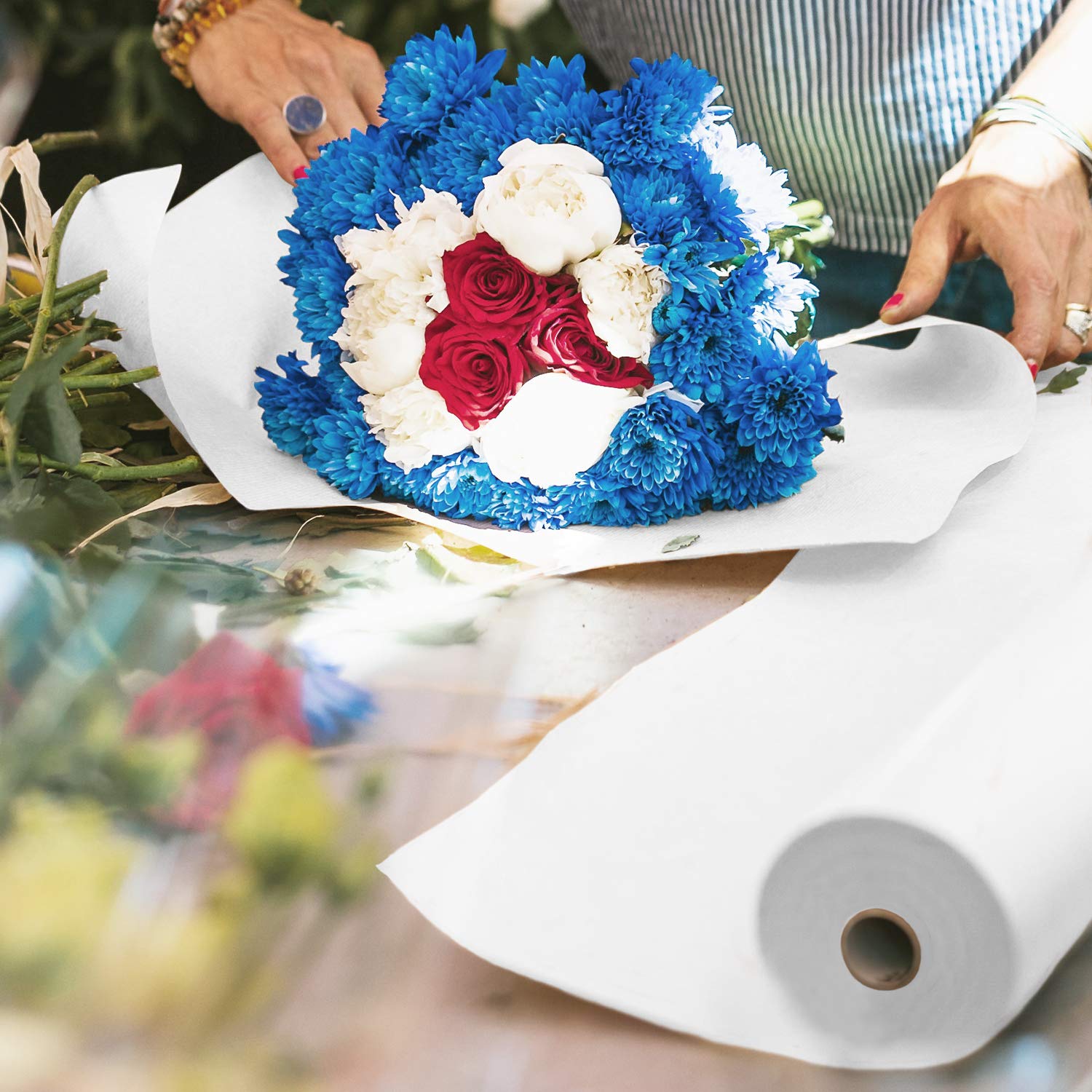 White/Black/Brown Kraft Paper  - Craft Foam Roll ulasan dan harga