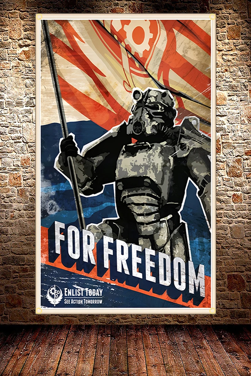FLAGDOM 90X150CM 3X5Ft GAME Po - Fallout Cosplay Prop ulasan dan harga