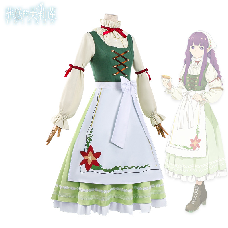 Anime Fern Cosplay Outfit Frie - Frieren Cosplay Prop ulasan dan harga