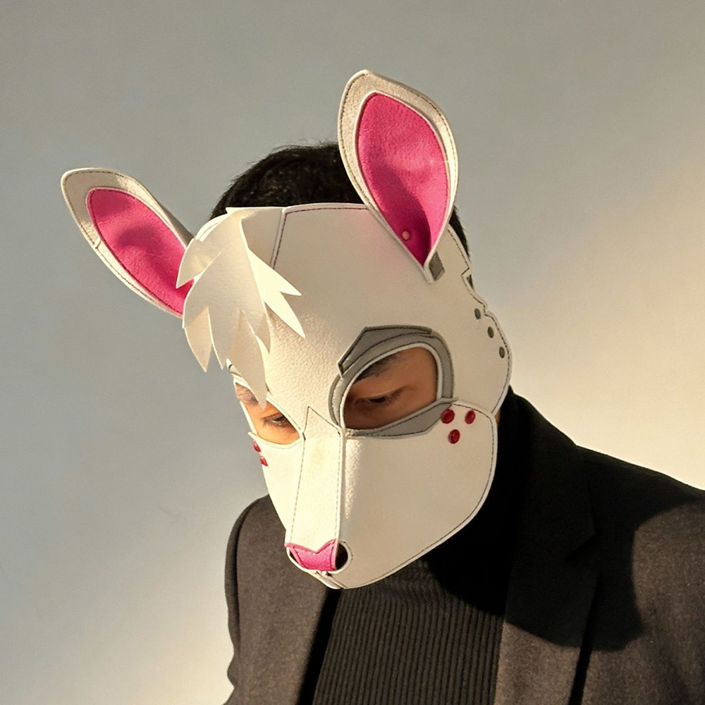 Punk Rabbit Mask White Bunny P - Cosplay Prop Pattern ulasan dan harga