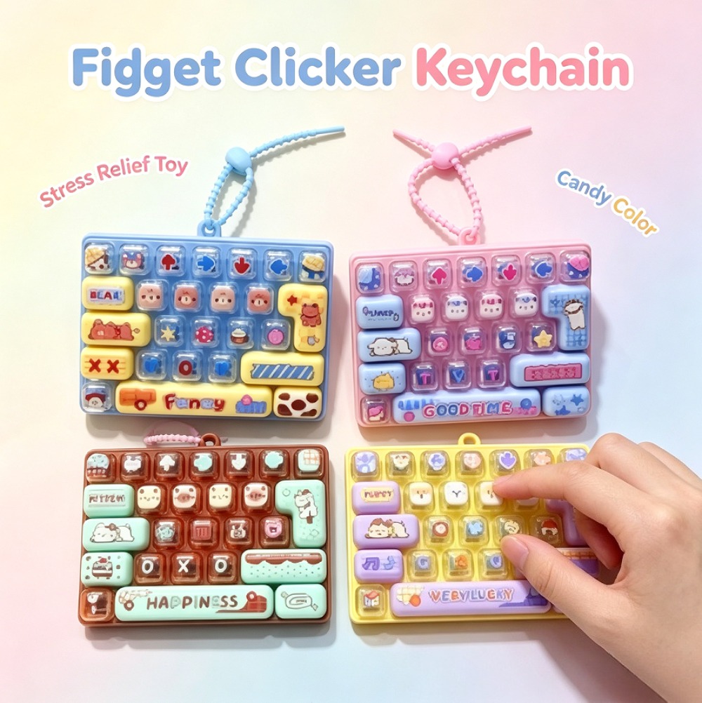 Candy Color Fidget Keycap Clic - Cosplay Fire Prop ulasan dan harga