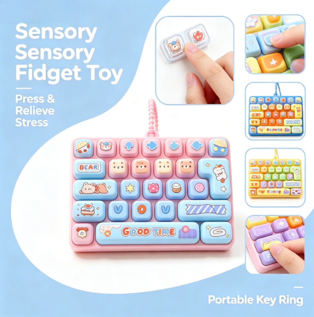 Candy Color Fidget Keycap Clic - Cosplay Fire Prop ulasan dan harga