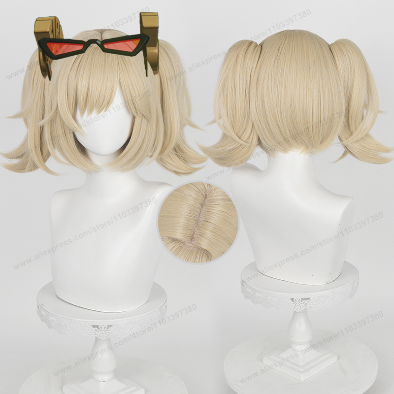 ZZZ Burnice Whita Cosplay Wig  - Burnice Cosplay Prop ulasan dan harga