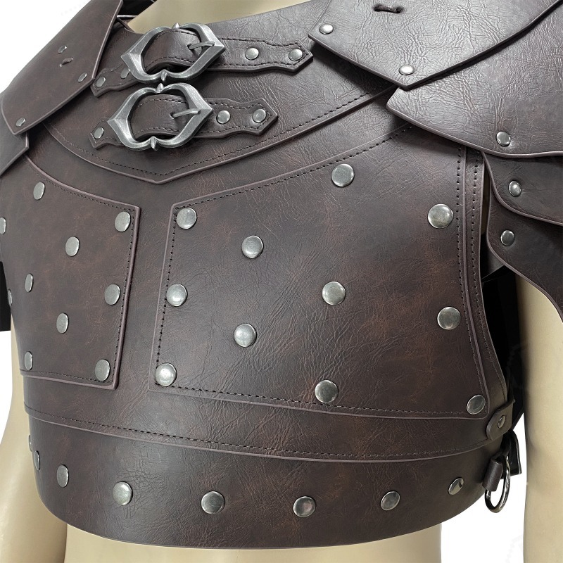 Medieval Studded Shoulder Ches - Cosplay Prop ulasan dan harga