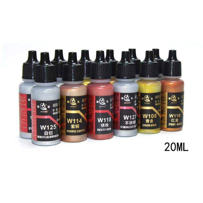 SUNIN 7 W101-124 20ml Eco-frie - Metallic Spray Paint ulasan dan harga