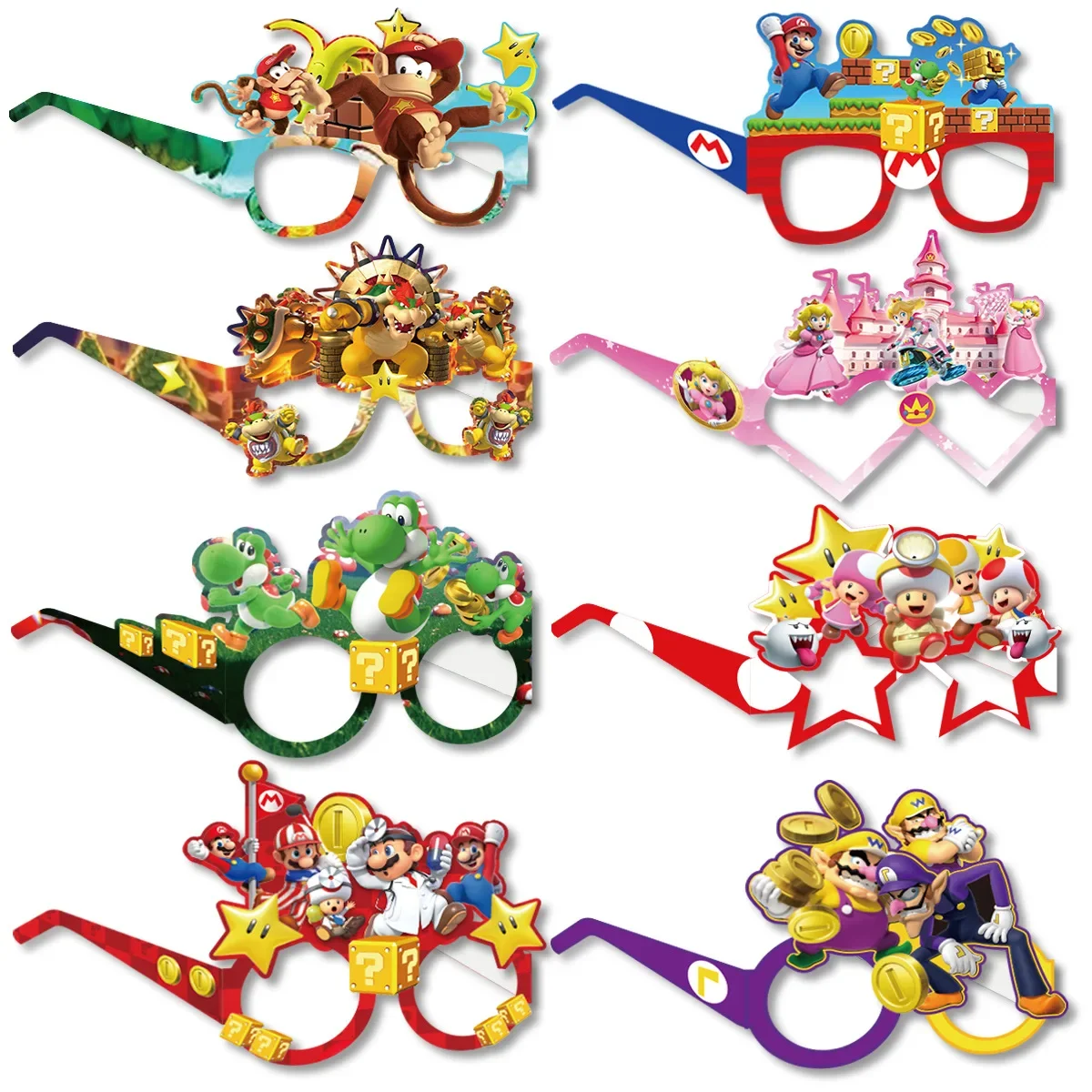 8pcs Kids Spectacles Decoratio - Cosplay Fire Prop ulasan dan harga