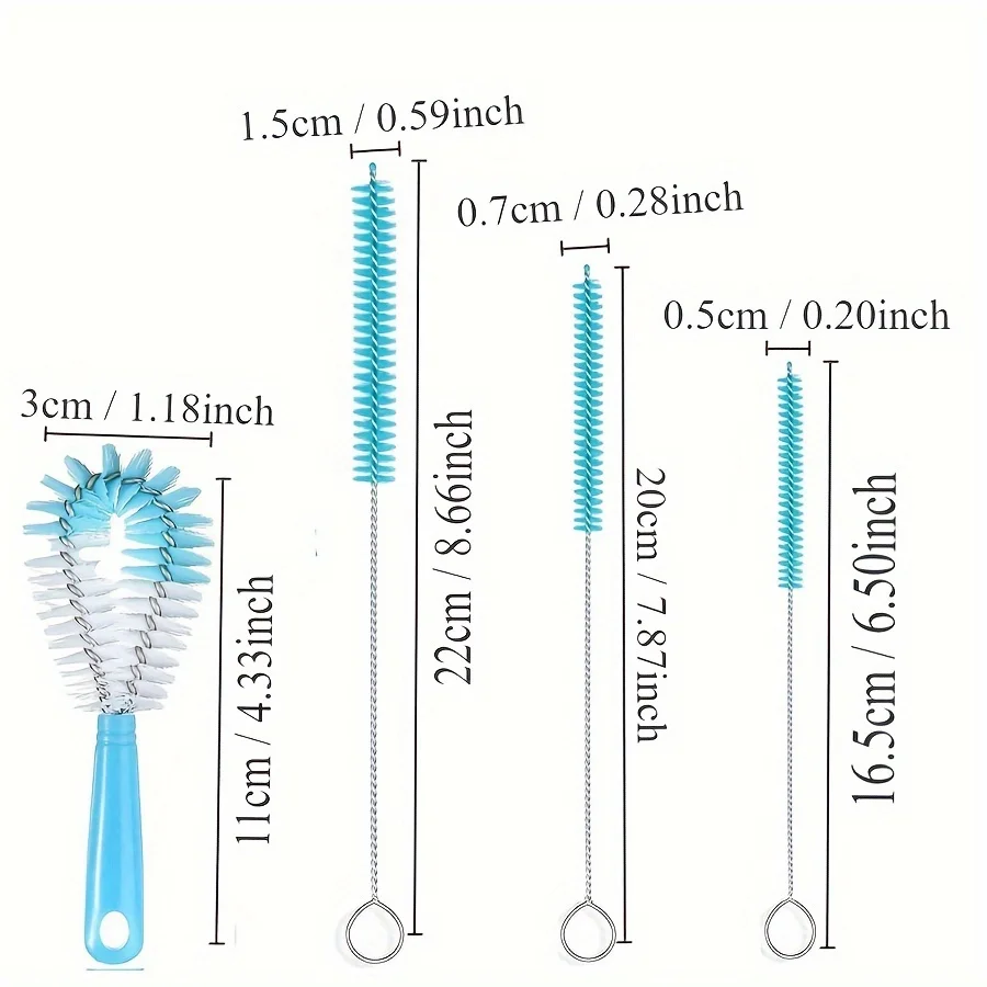8 Pcs Bottle Cleaning Brush Se - Worbla Thermoplastic ulasan dan harga