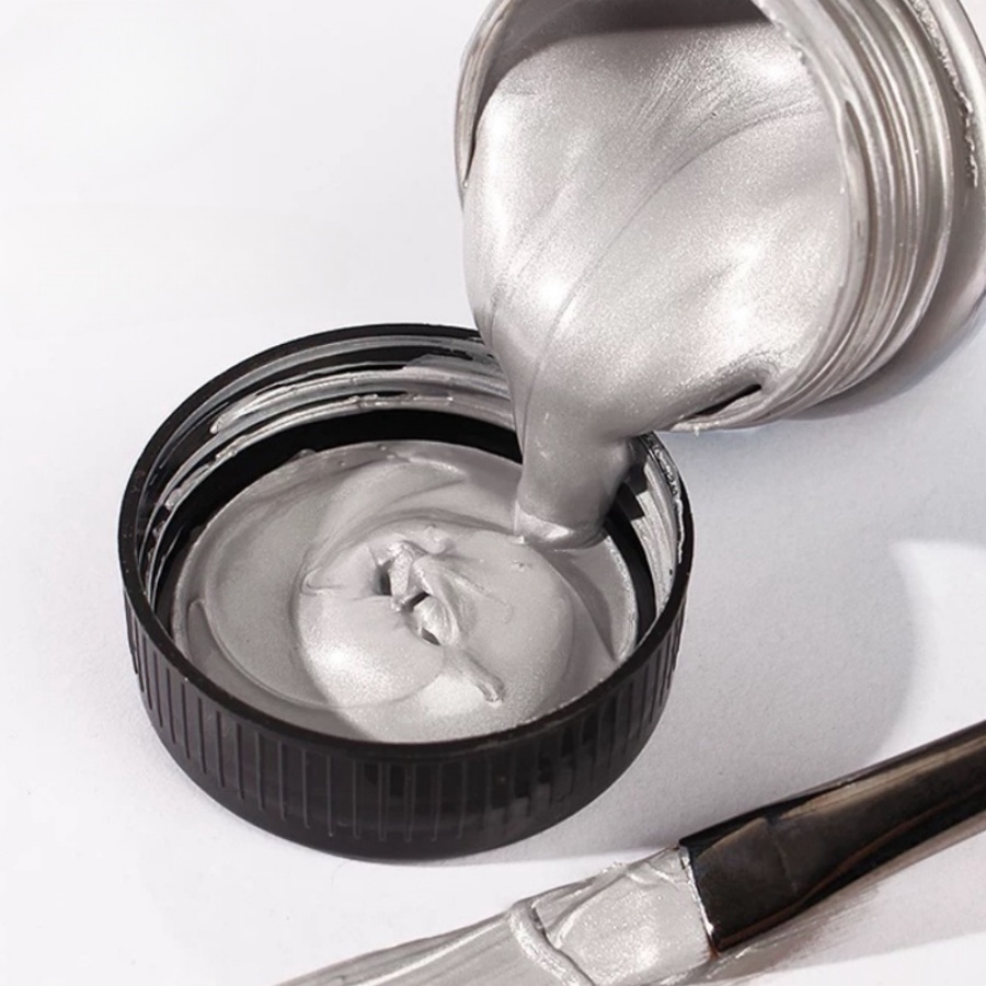 50/100/300ml Silver Acrylic Pa - Metallic Spray Paint ulasan dan harga