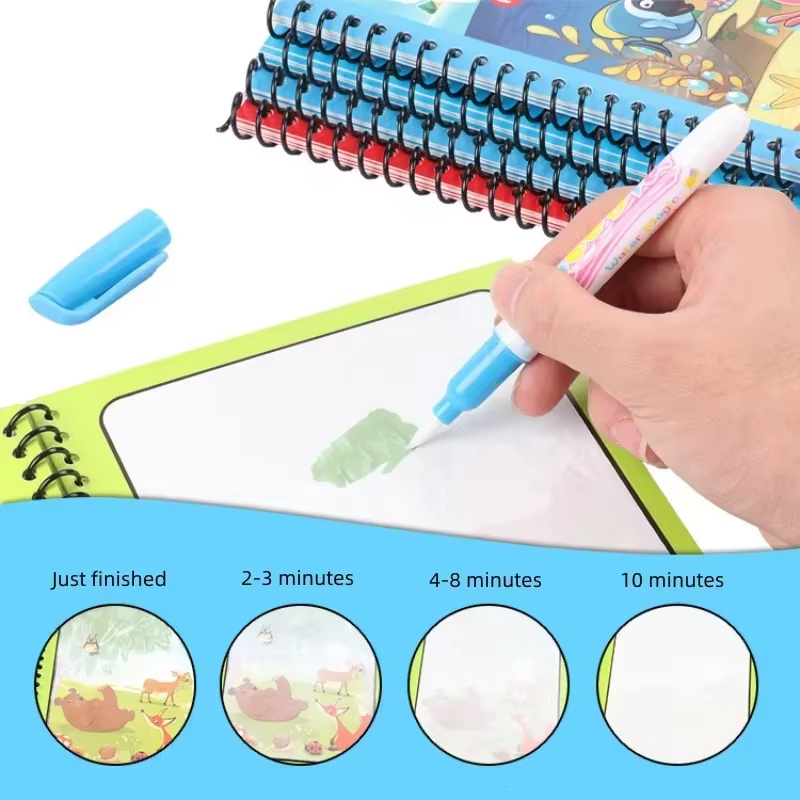 1pc Reusable Water Drawing Boo - Cosplay Prop Book ulasan dan harga