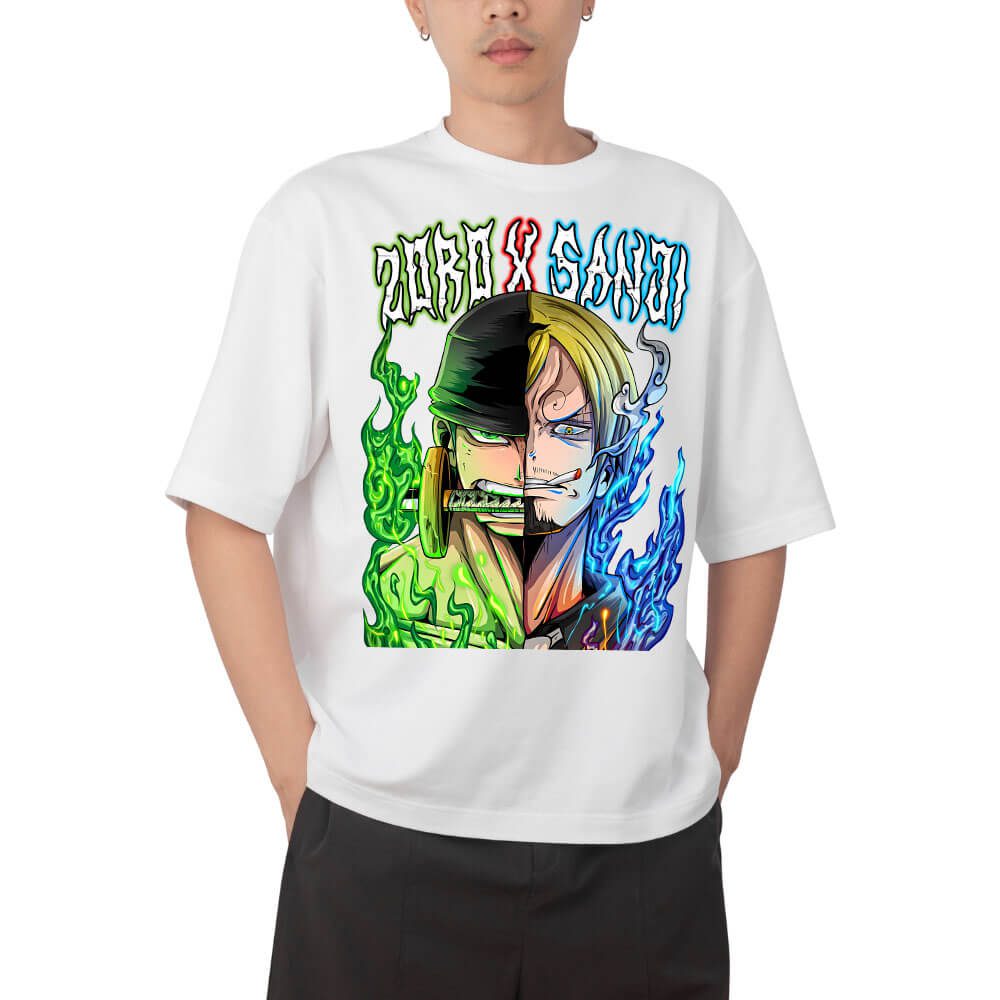 One Piece 2026 Men Cotton Tshi - Cosplay Flame Prop ulasan dan harga