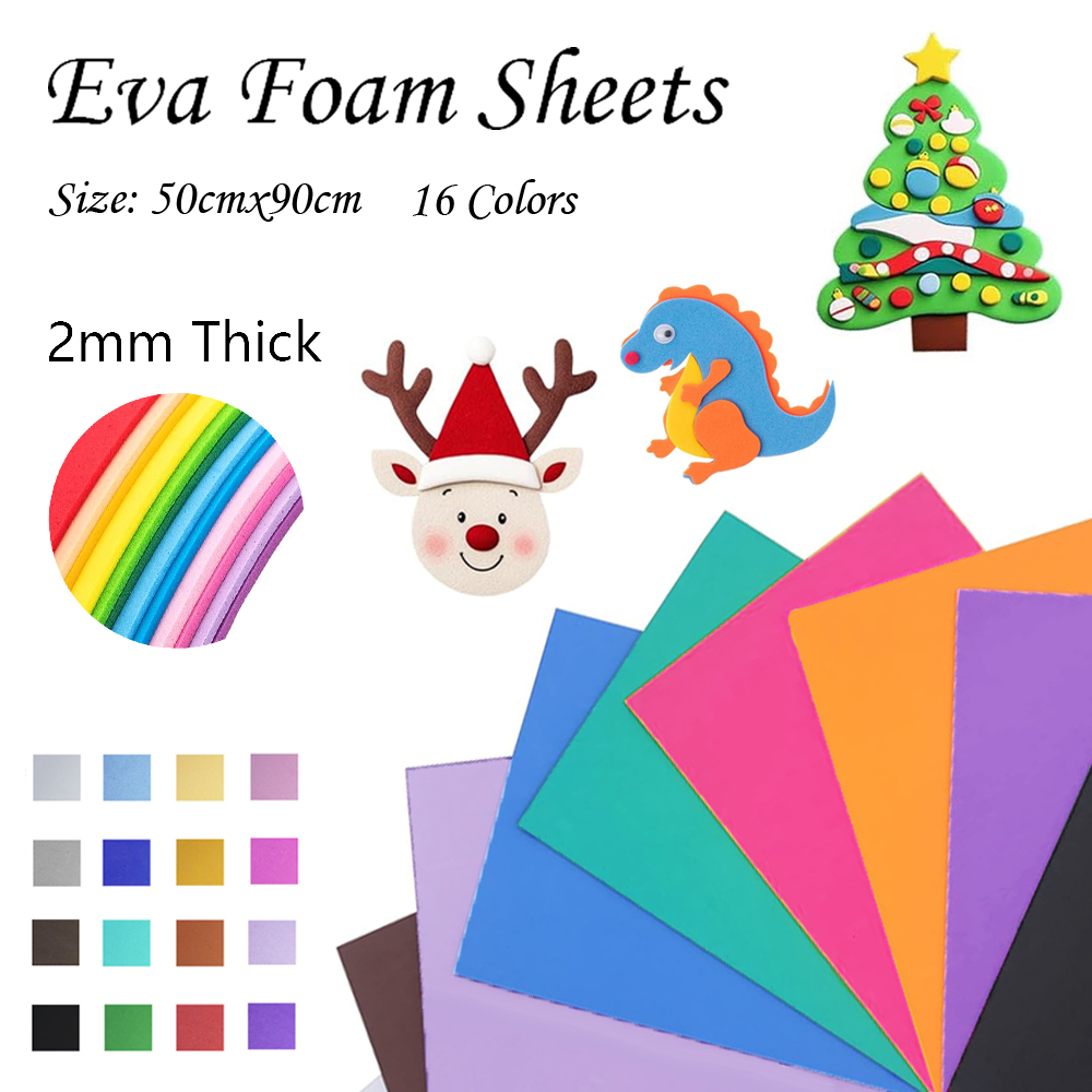 16 Colors Colorful EVA Foam Sh - Cosplay Props Eva Foam ulasan dan harga