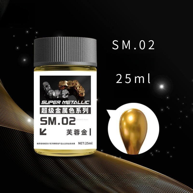 SM01-SM18 Super Metallic Color - Metallic Spray Paint ulasan dan harga