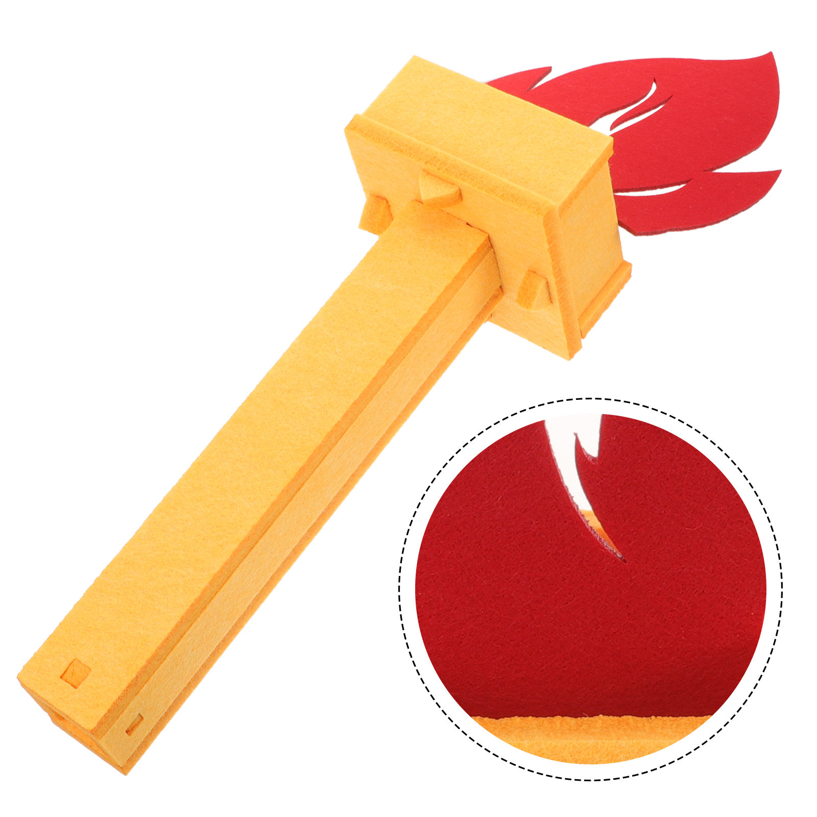 3D Torch Prop Lightweight Fire - Cosplay Flame Prop ulasan dan harga