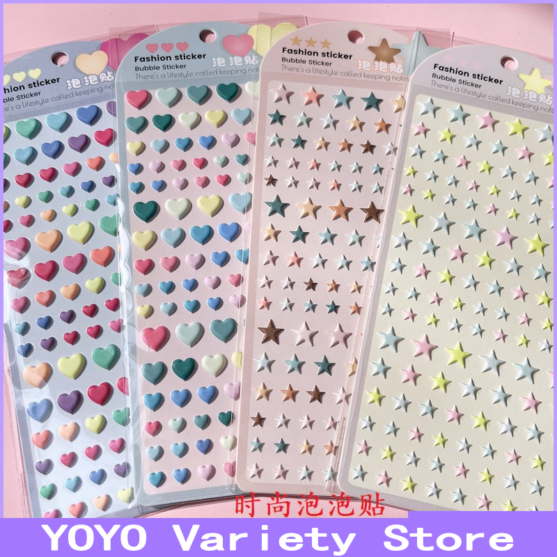 3D Bubble Foam Puffy Heart Sta - Cosplay Props Eva Foam ulasan dan harga