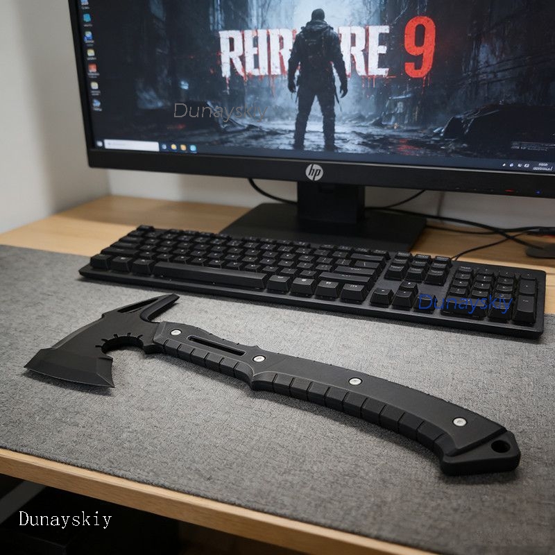 Re9 REQ Leon Cosplay Evil Requ - Cosplay Prop 3D Print ulasan dan harga