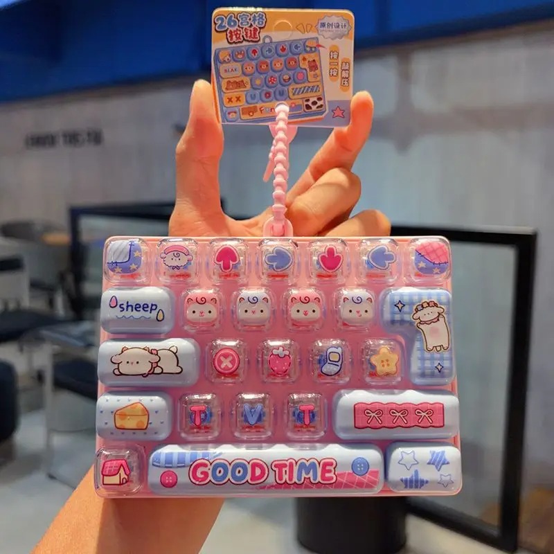 *Candy Color Keycap Keychain C - Cosplay Fire Prop ulasan dan harga