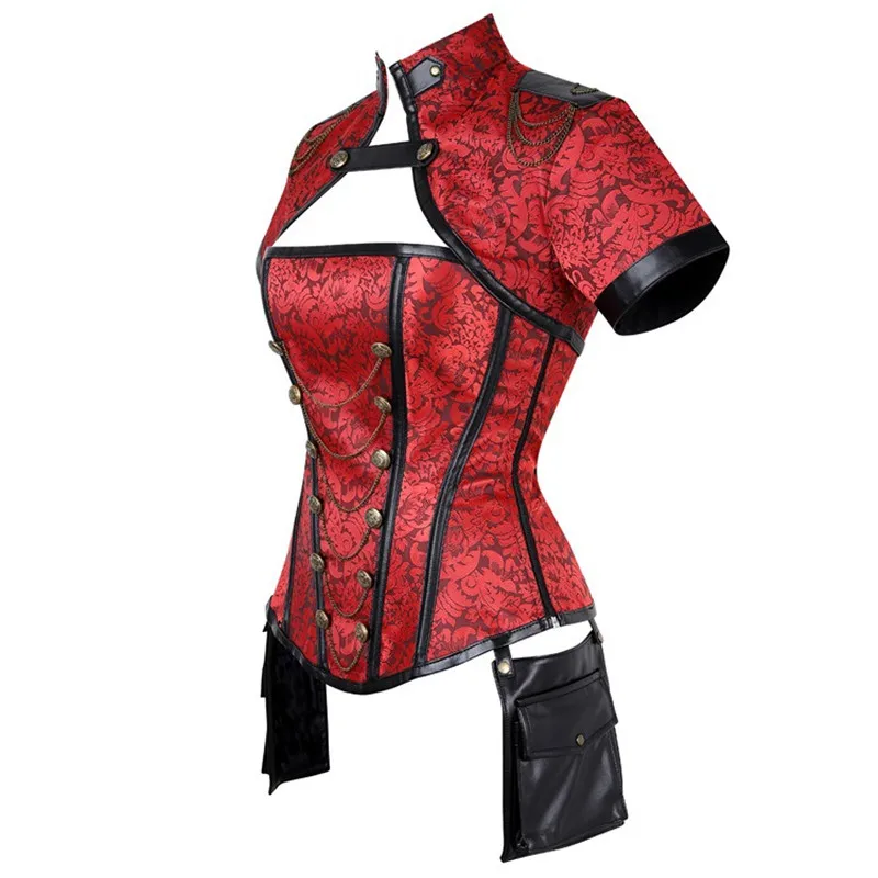 Medieval Women Overbust Corset - Boning Corset Steel ulasan dan harga