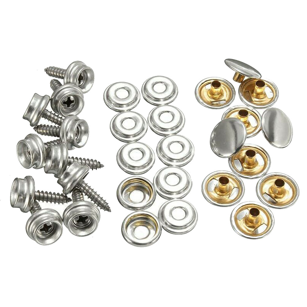 30pcs Snap Fastener Stainless  - Snap Fastener Set ulasan dan harga