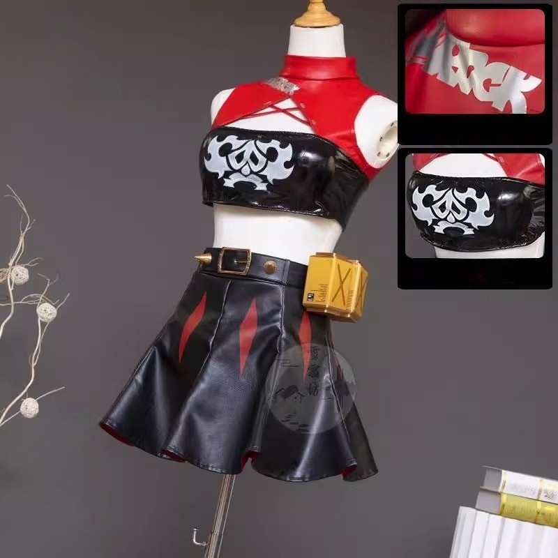 2026 Halloween Anime Party Out - Burnice Cosplay Prop ulasan dan harga
