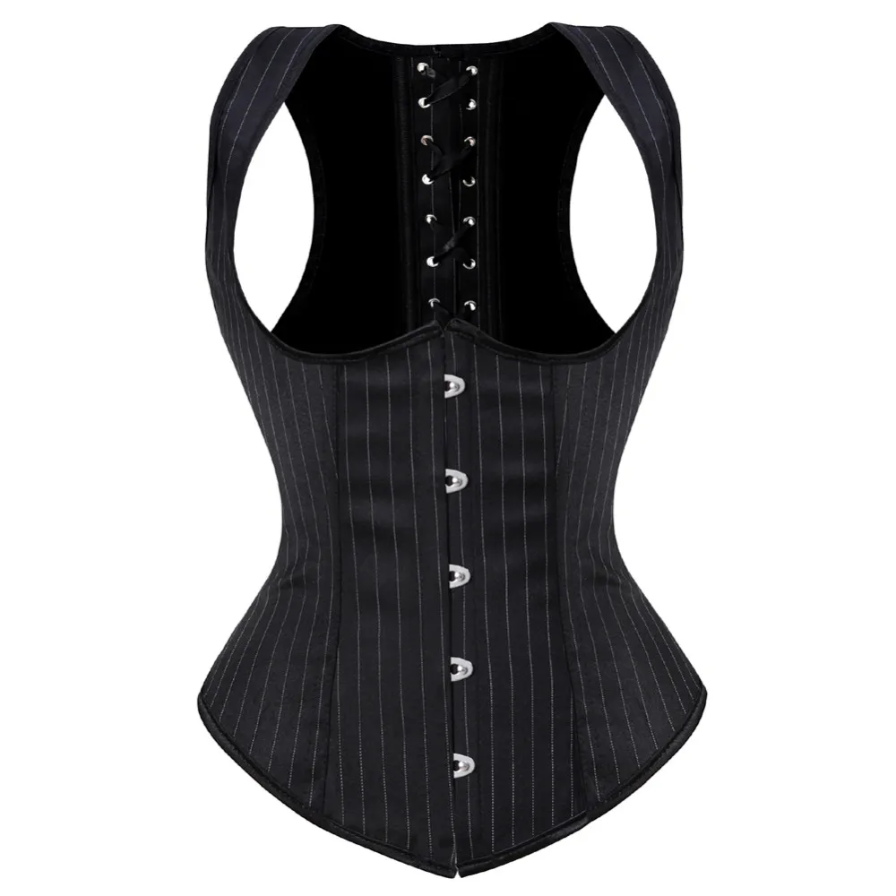 Women's Gothic Jacquard Underb - Boning Corset Steel ulasan dan harga